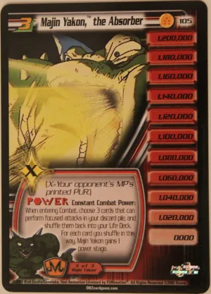105 Majin Yakon the Absorber Lv3