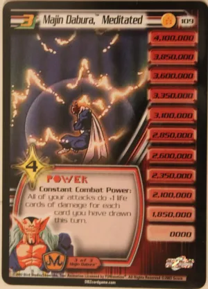 109 Majin Dabura Meditated Lv3
