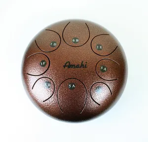10" Steel Tongue Drum Bronze