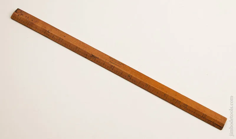 12 inch STANLEY No. 98 Boxwood School Rule - 73997