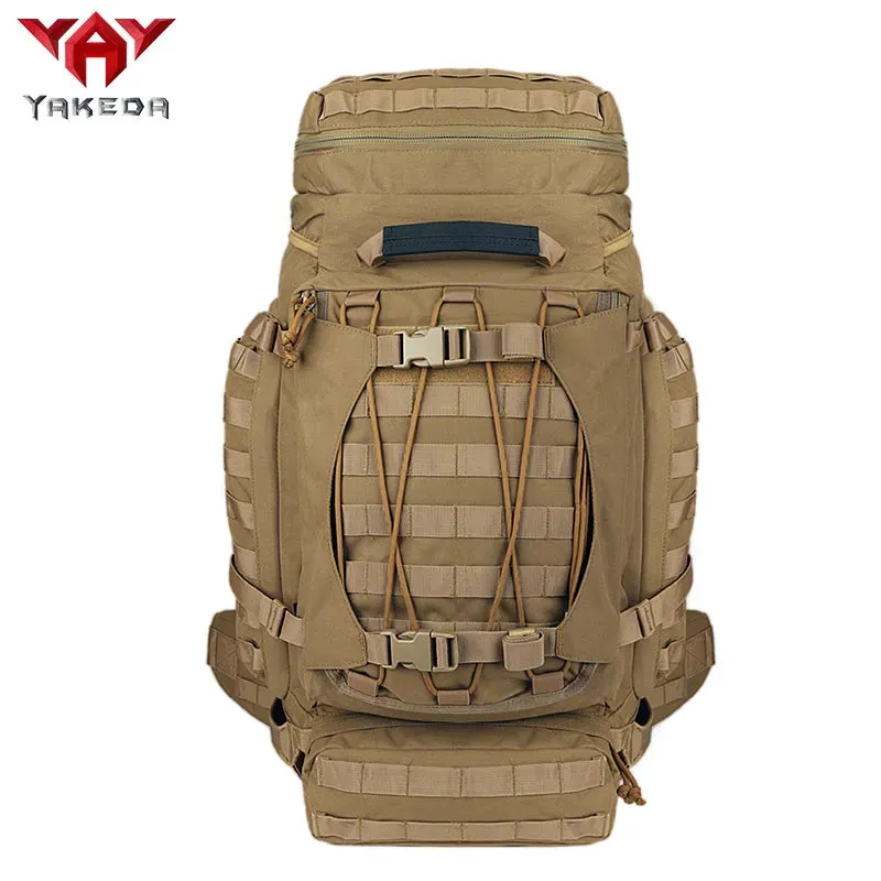 19780 YAKEDA Tactical Backpack Military Rucksack Traveling Hiking Outdoor 90L