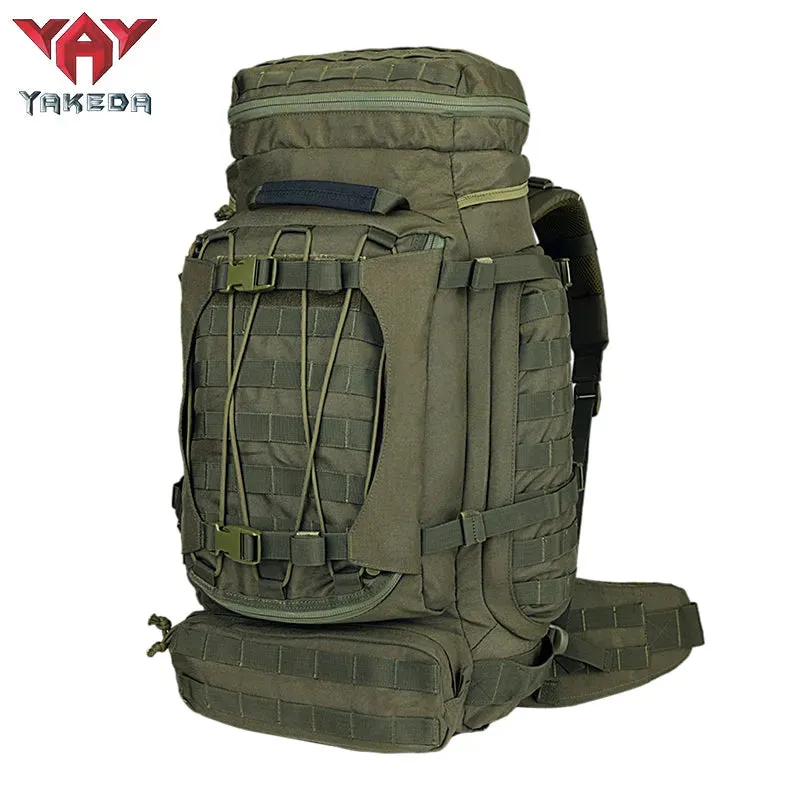 19780 YAKEDA Tactical Backpack Military Rucksack Traveling Hiking Outdoor 90L