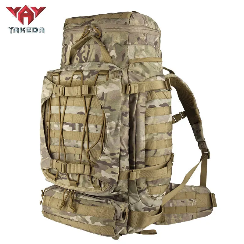 19780 YAKEDA Tactical Backpack Military Rucksack Traveling Hiking Outdoor 90L