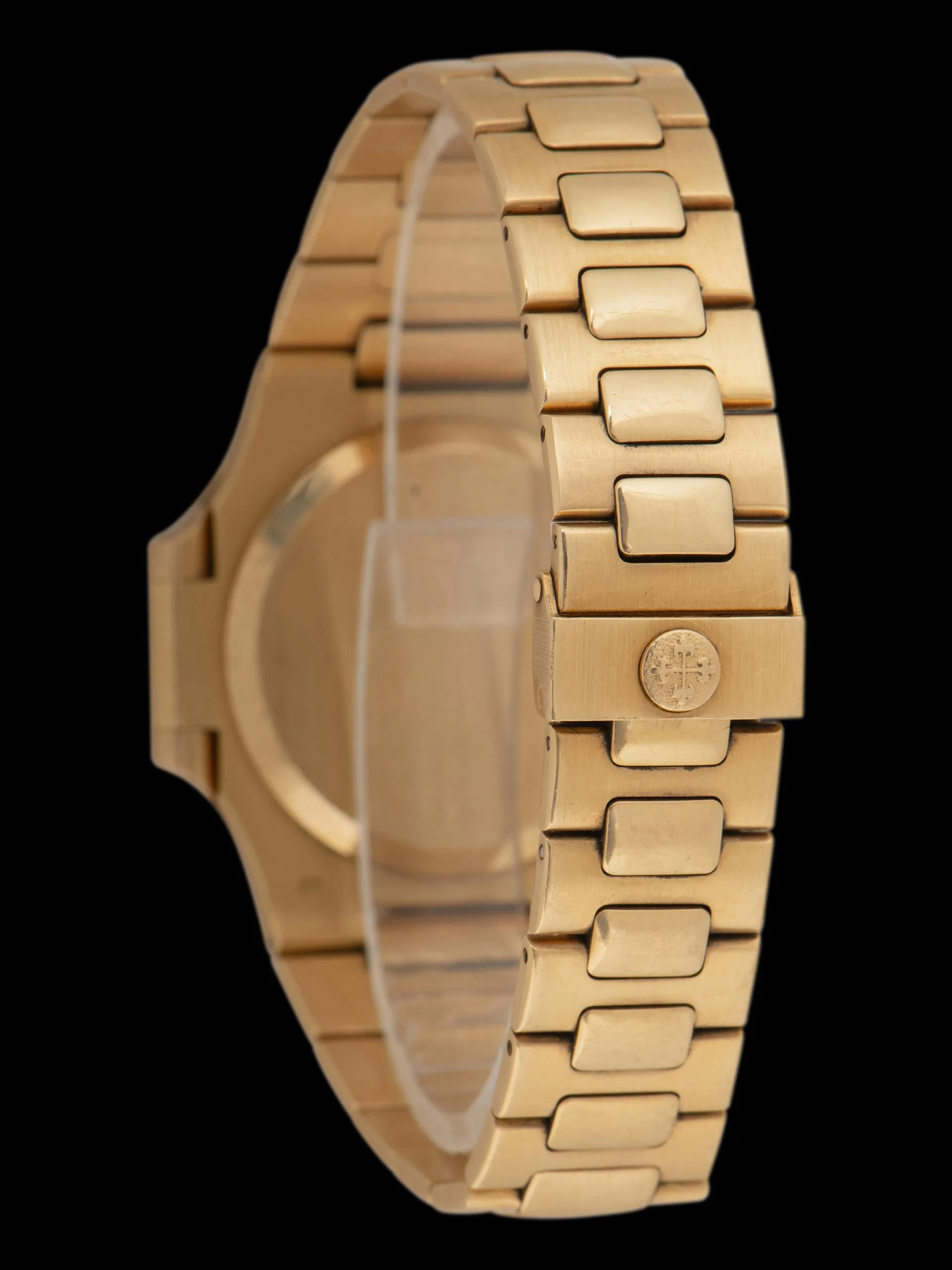 1980s Patek Philippe Nautilus 18K YG (Ref. 3800J) Silver "Wabi-Sabi" Dial