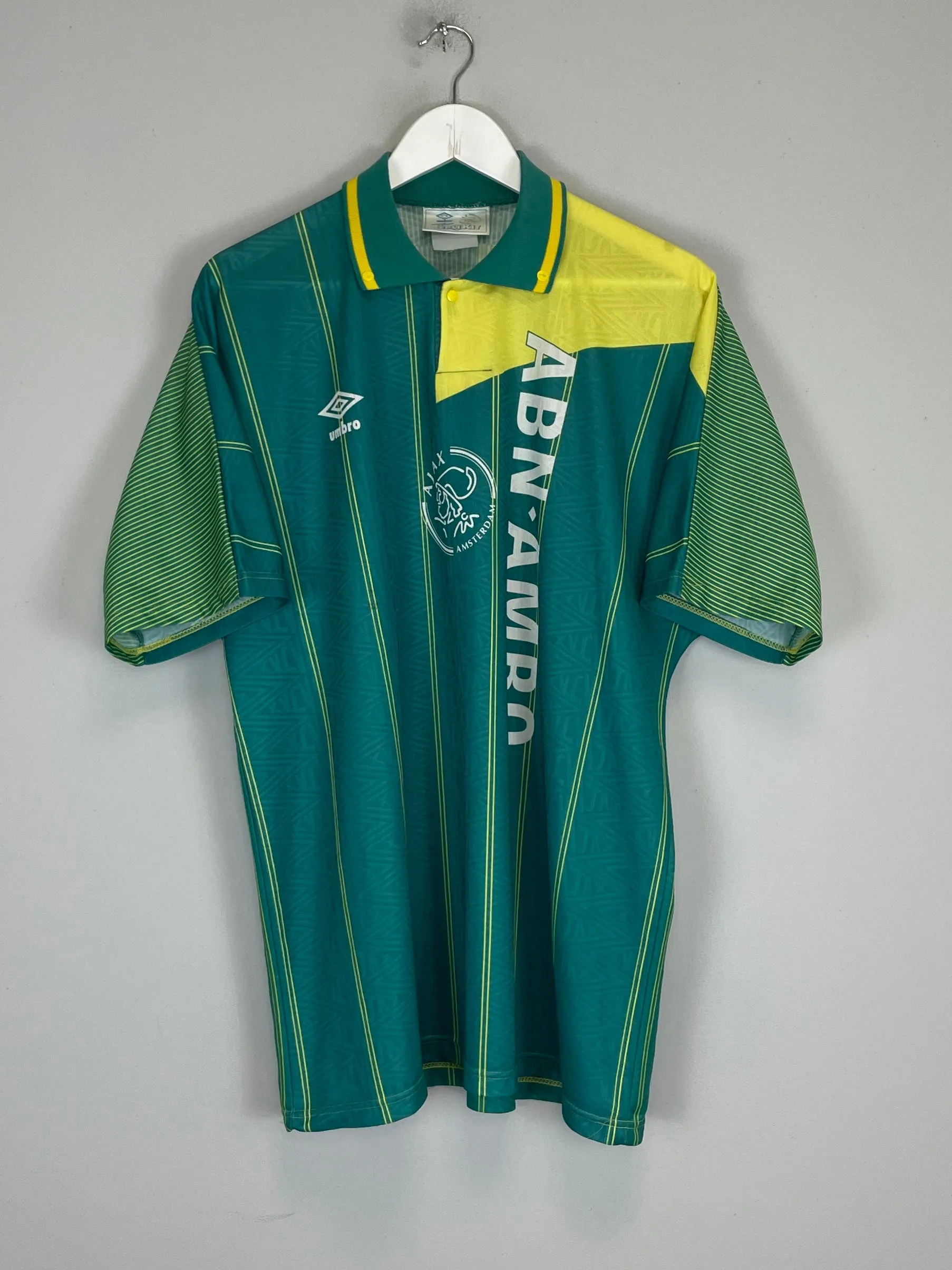 1991/93 AJAX AWAY SHIRT (XL) UMBRO