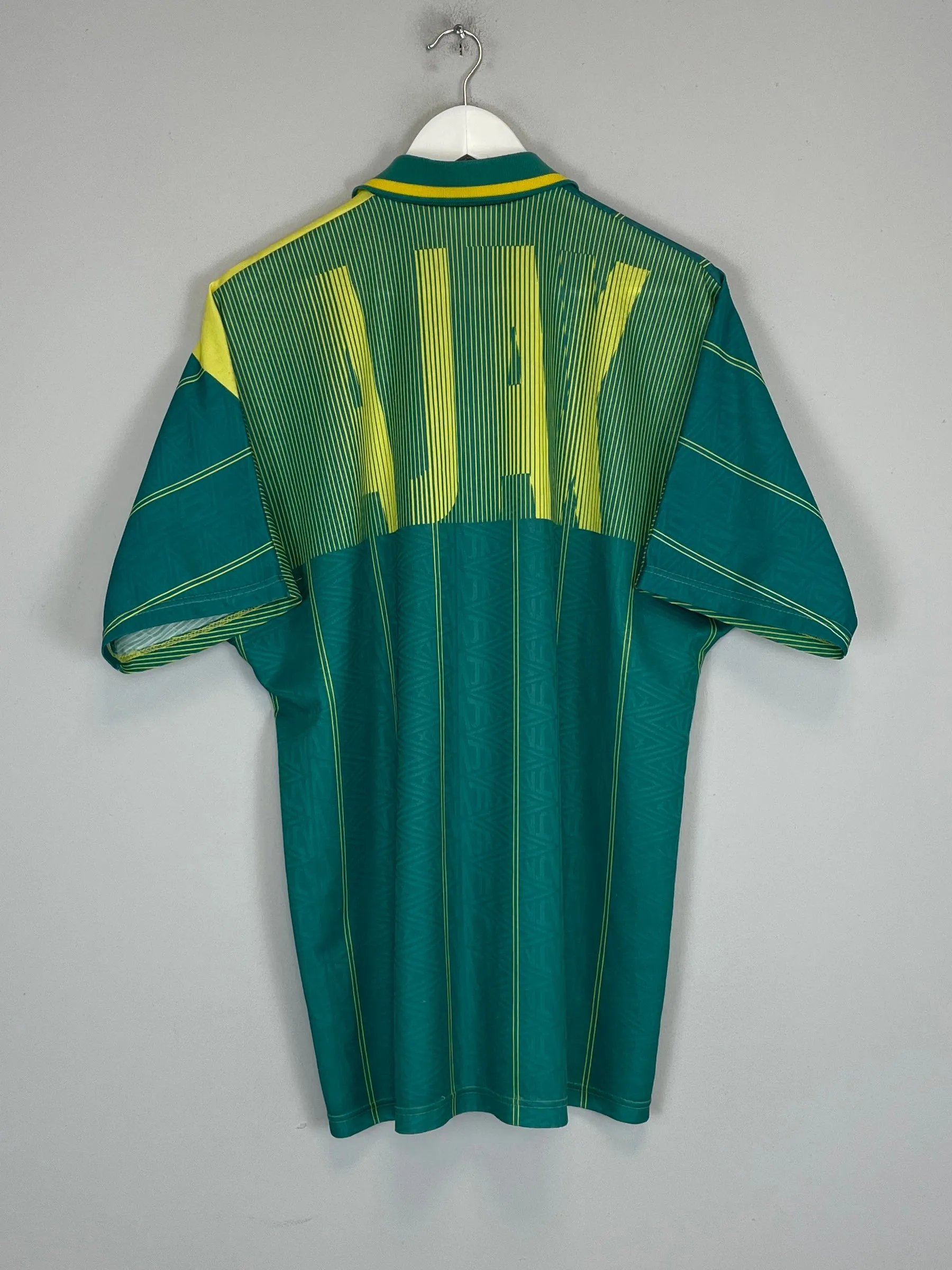 1991/93 AJAX AWAY SHIRT (XL) UMBRO