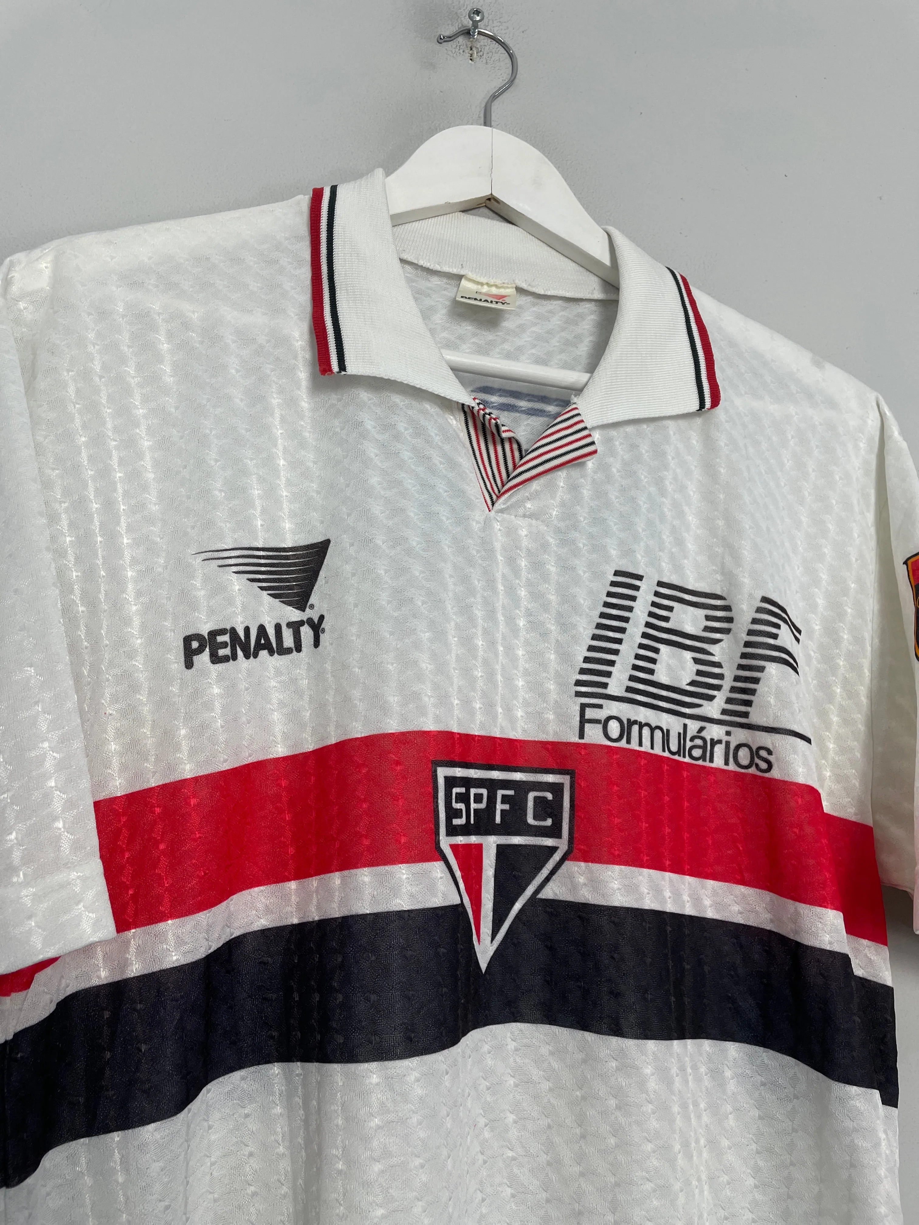 1992 SAO PAULO HOME SHIRT (L) PENALTY
