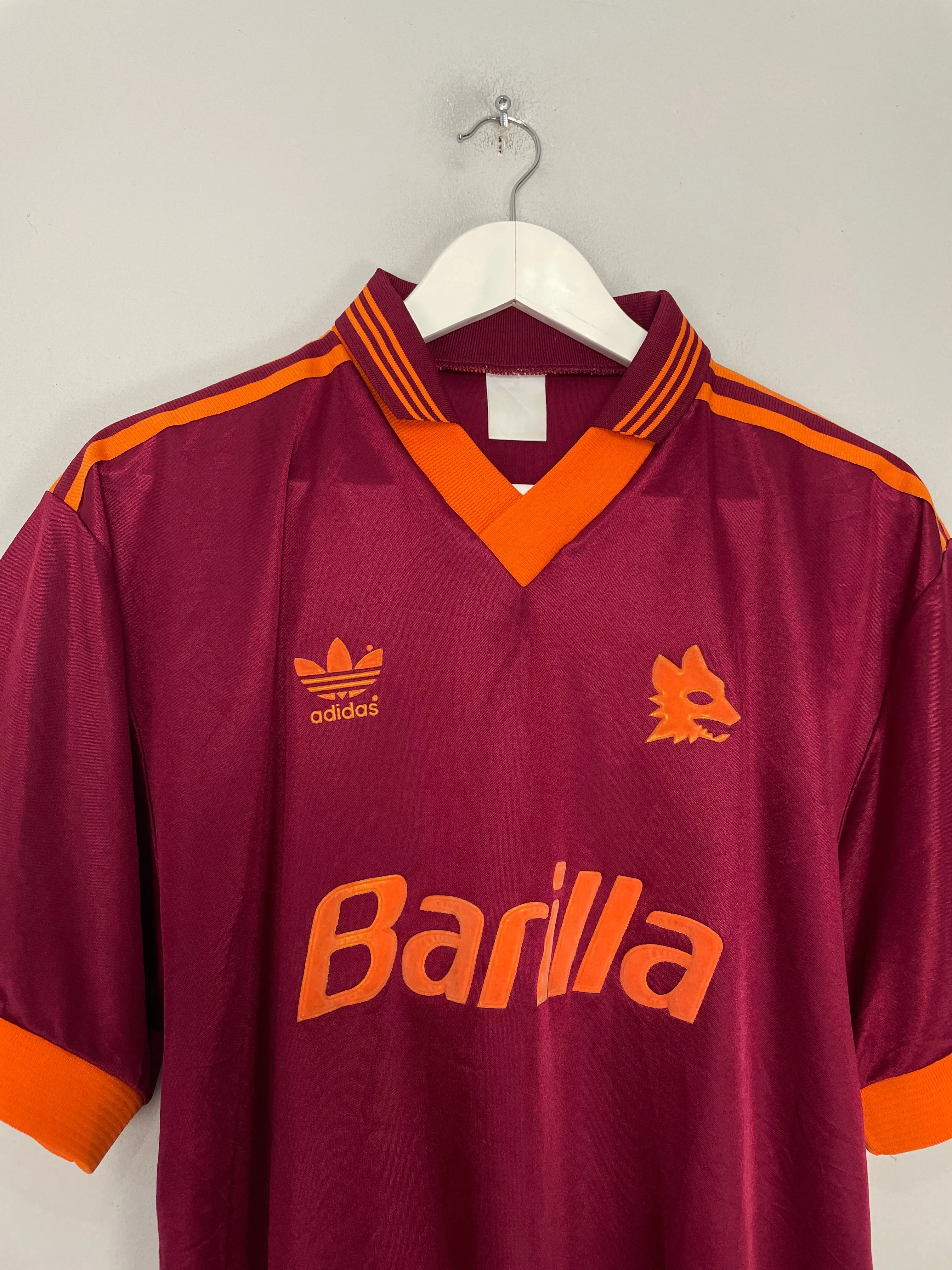 1992/94 ROMA HOME SHIRT (L) ADIDAS