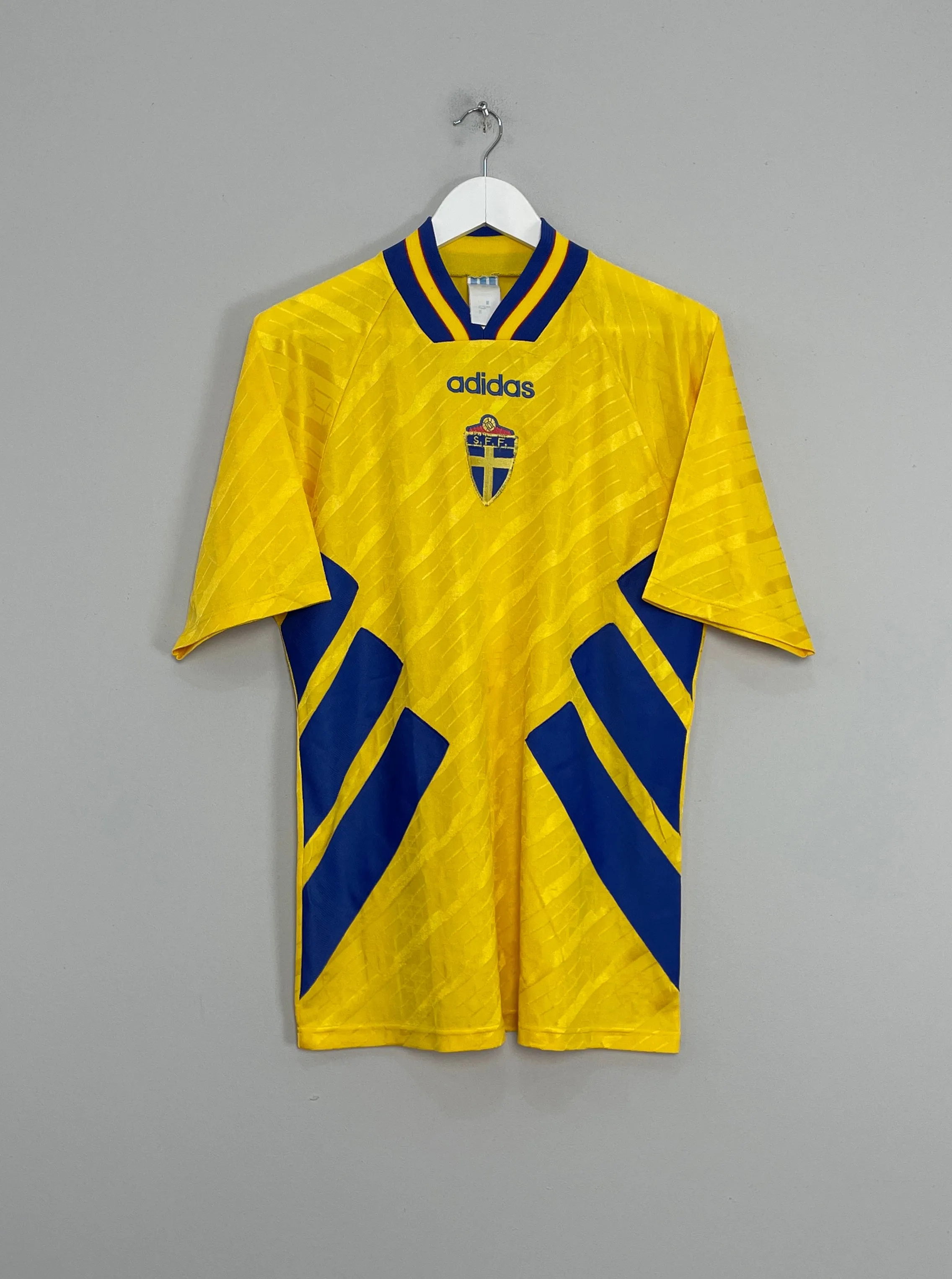 1994/95 SWEDEN HOME SHIRT (M) ADIDAS