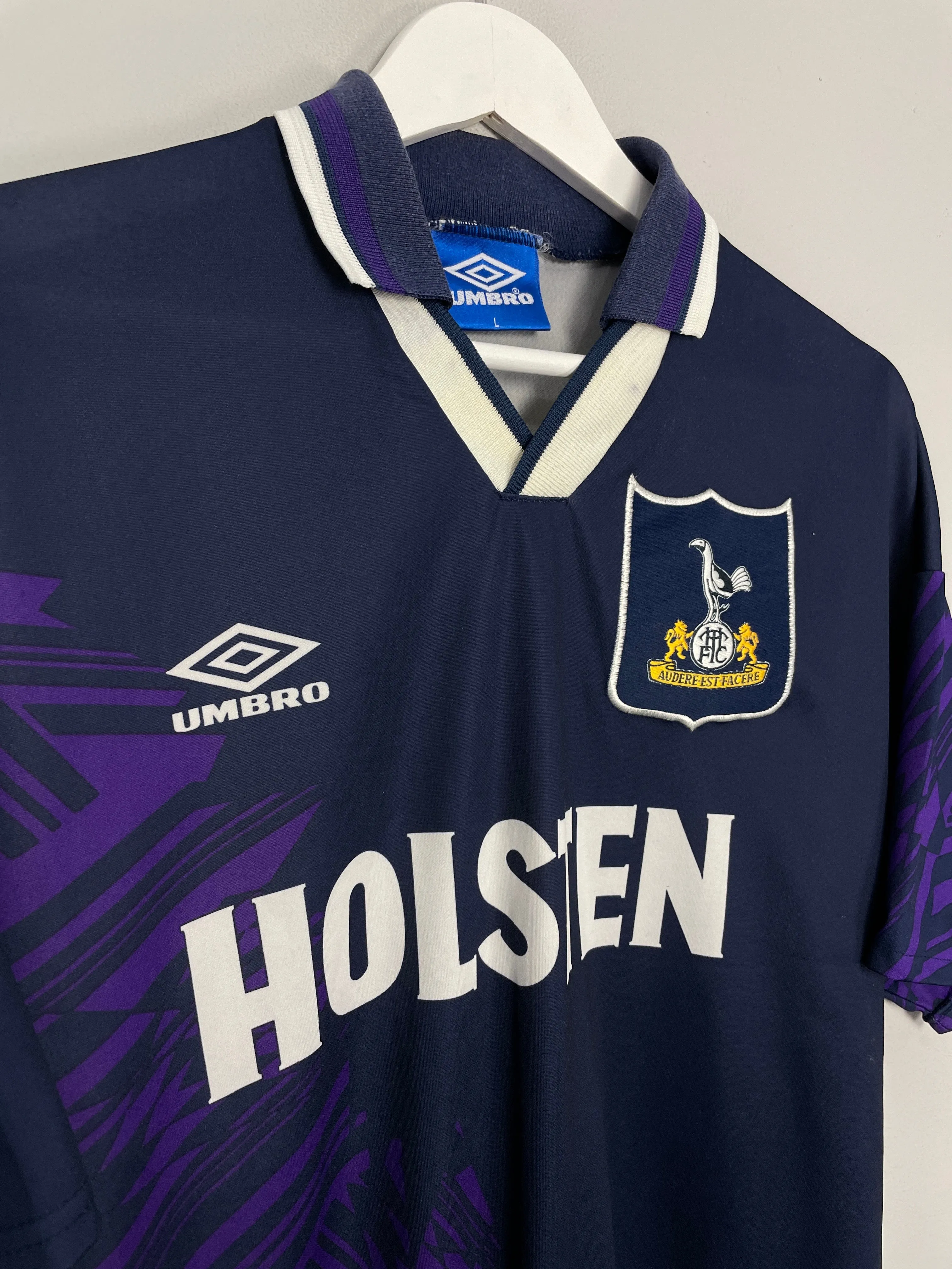 1994/95 TOTTENHAM AWAY SHIRT (L) UMBRO