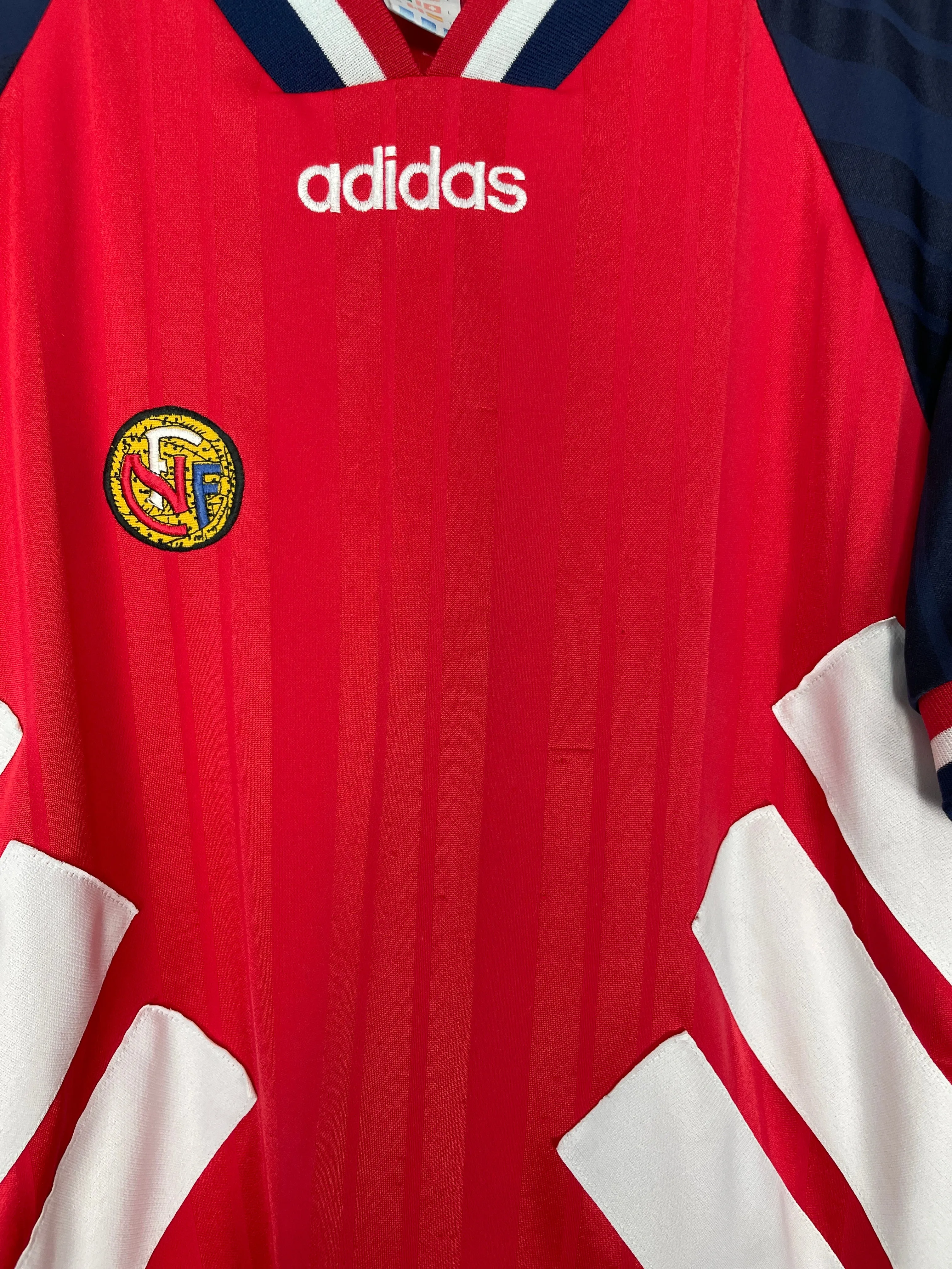 1994/96 NORWAY HOME SHIRT (L) ADIDAS