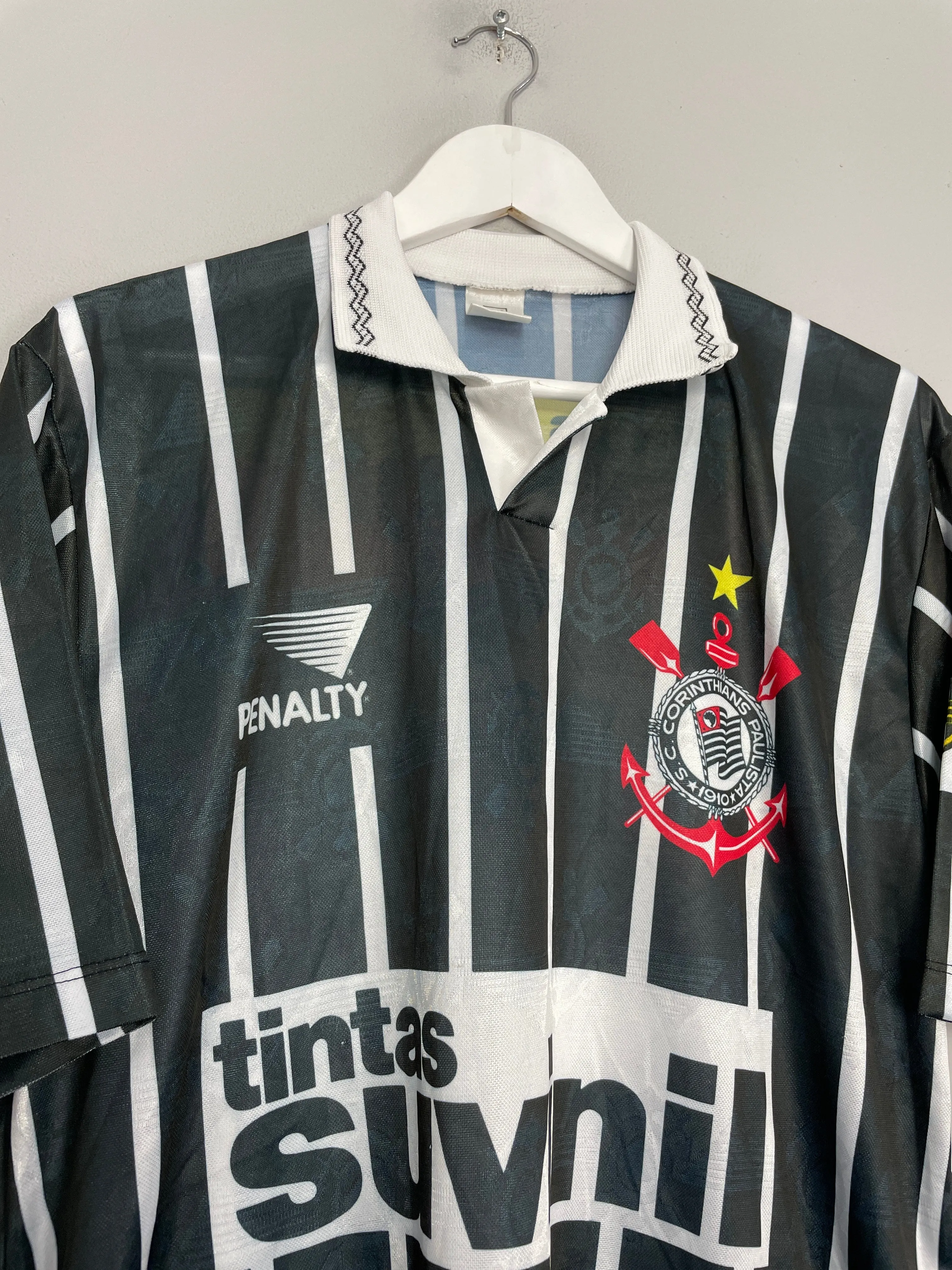 1995 CORINTHIANS #7 HOME SHIRT (L) PENALTY