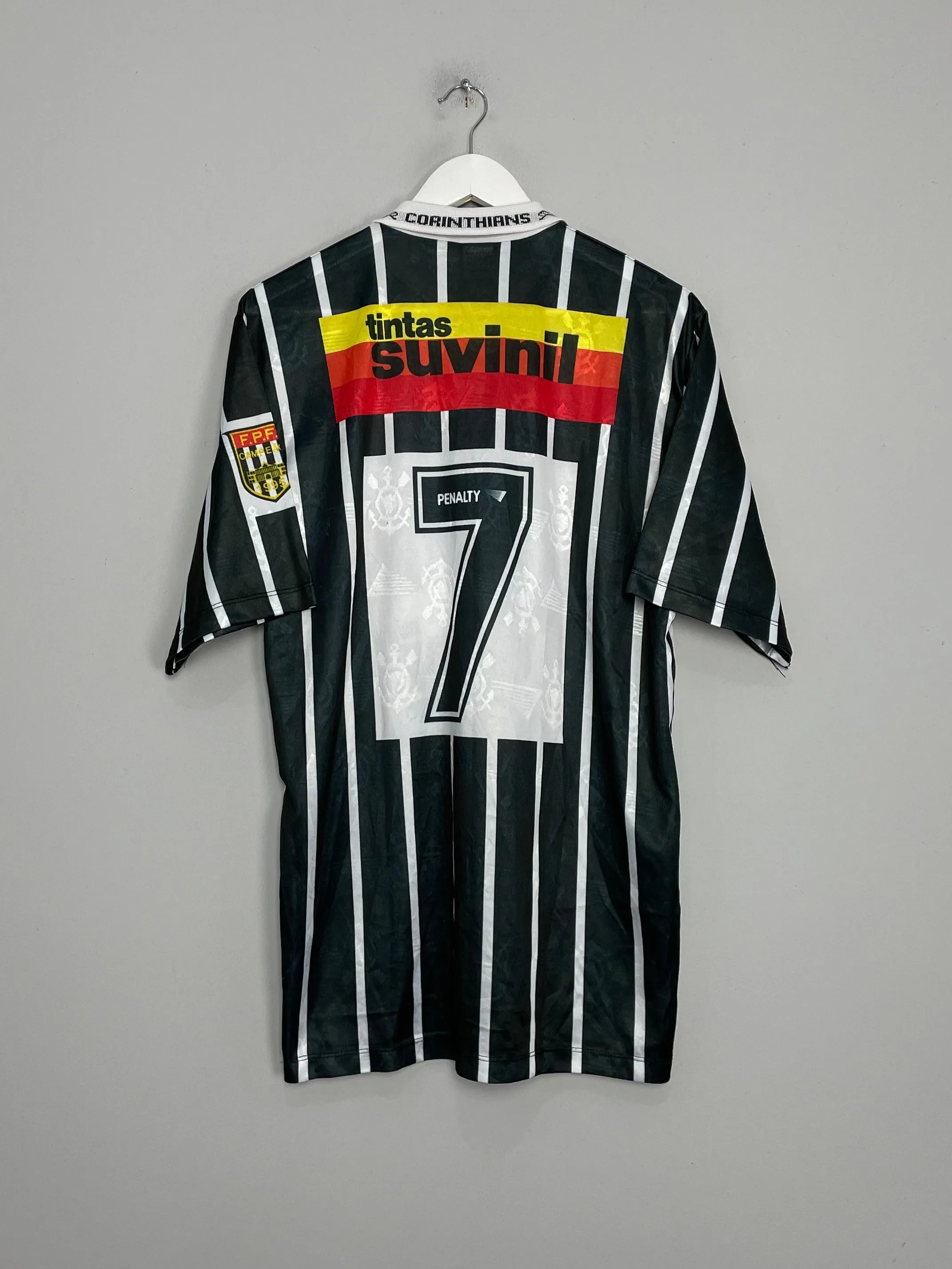 1995 CORINTHIANS #7 HOME SHIRT (L) PENALTY