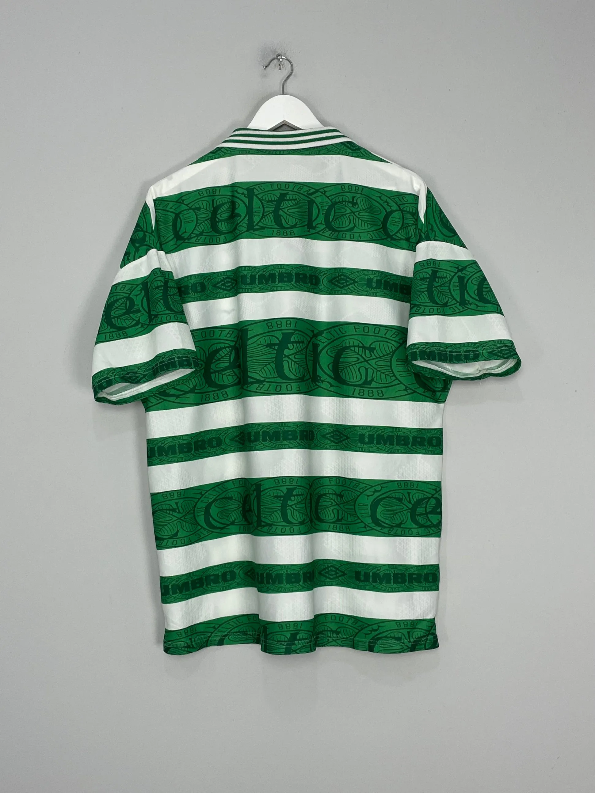 1995/97 CELTIC HOME SHIRT (XL) UMBRO