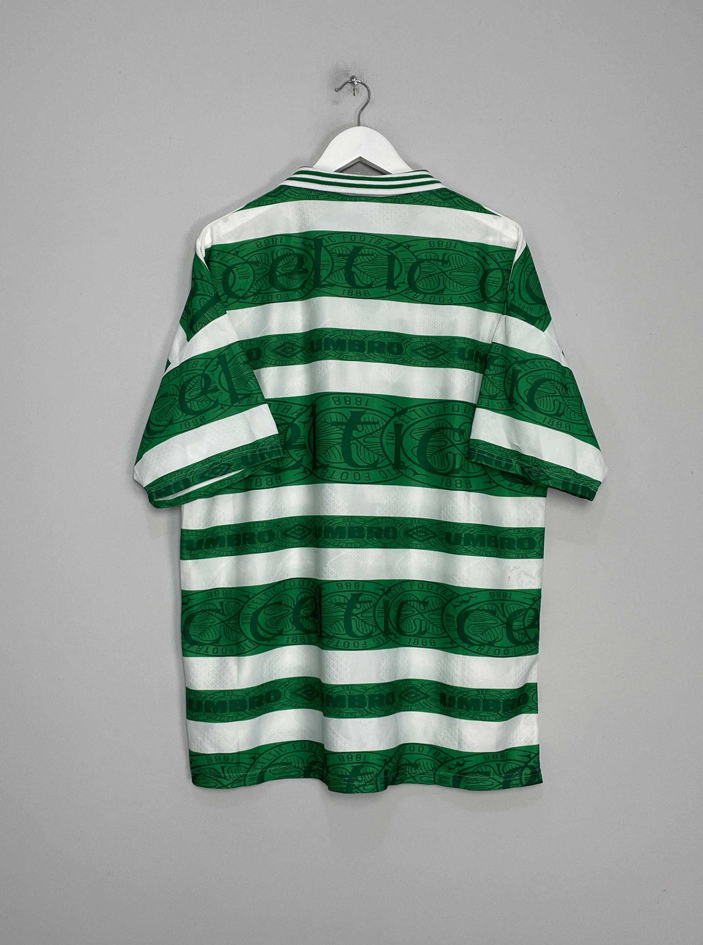 1995/97 CELTIC HOME SHIRT (XL) UMBRO