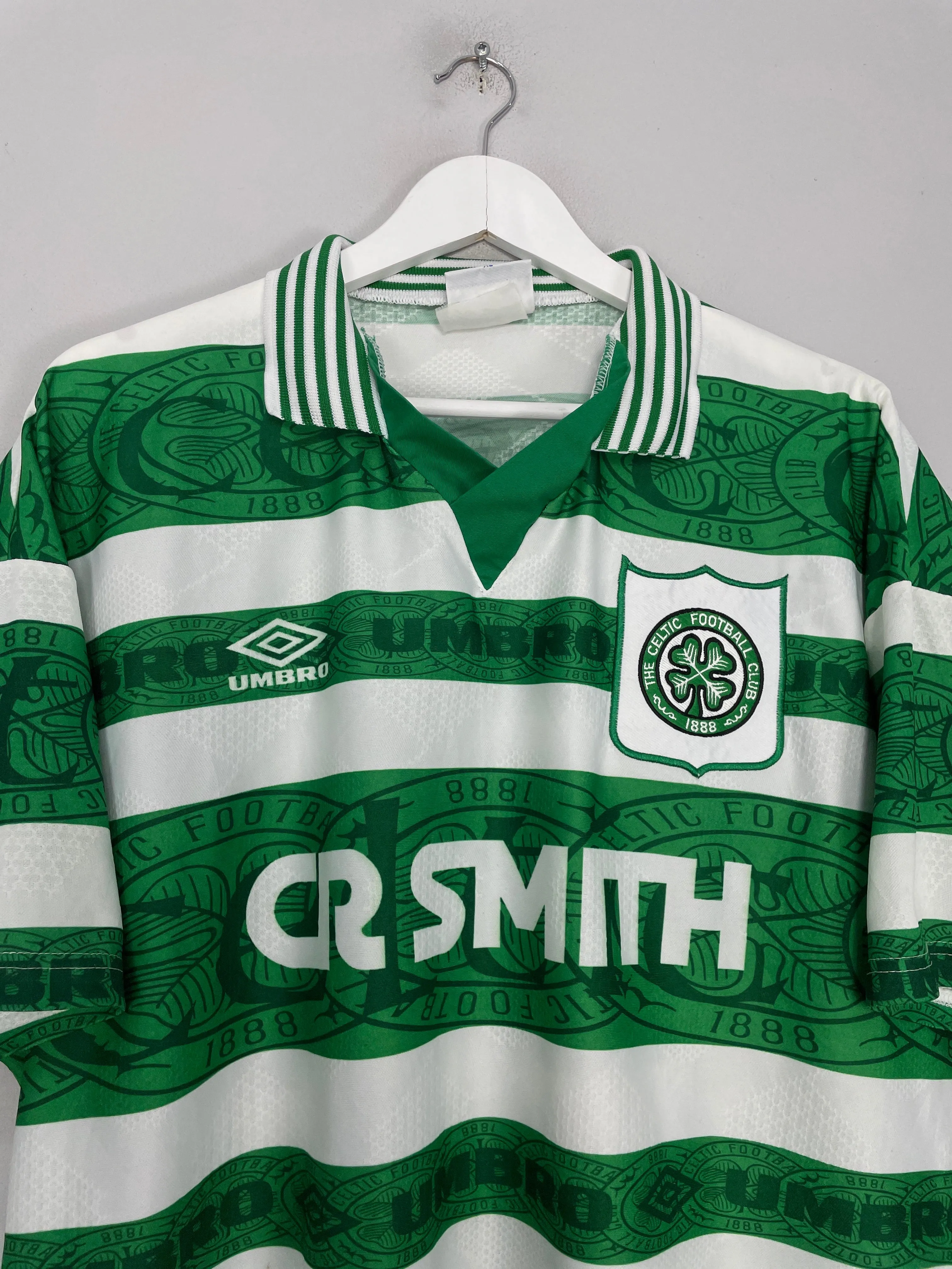 1995/97 CELTIC HOME SHIRT (XL) UMBRO