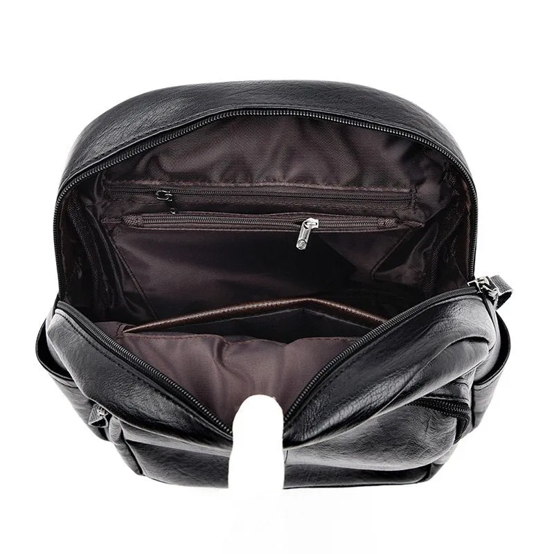 2022 New Fashion Casual School Bags Quality Retro Women Backpack Shoulder Bag