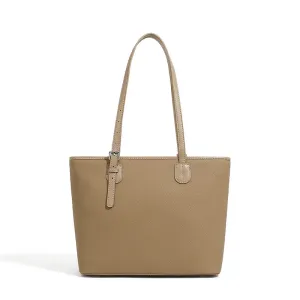30CM Elephant Grey large Capacity Versatile One Shoulder Bucket Tote Bag 2918