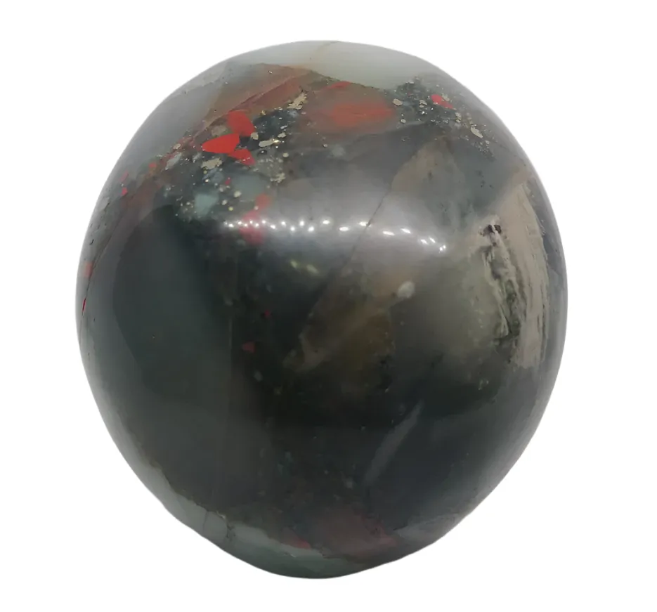 513G African Bloodstone Crystal Skull