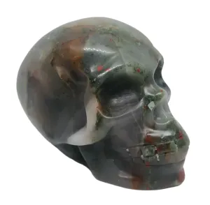 513G African Bloodstone Crystal Skull