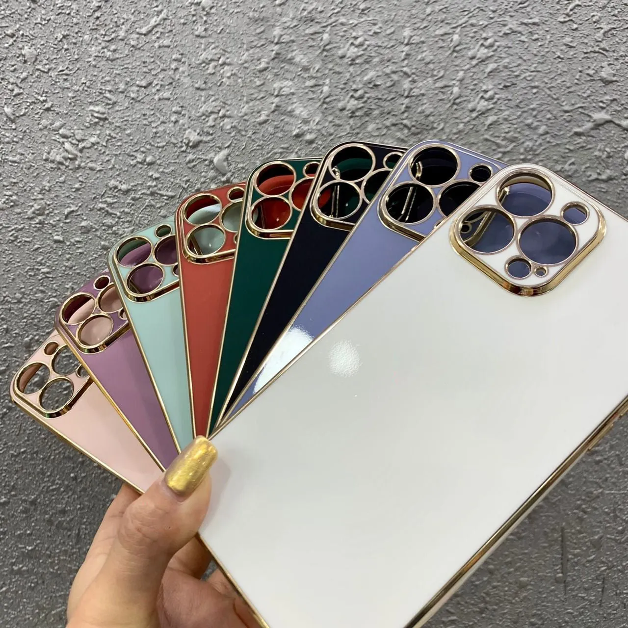 6D Chrome Hard Protection Case For MI