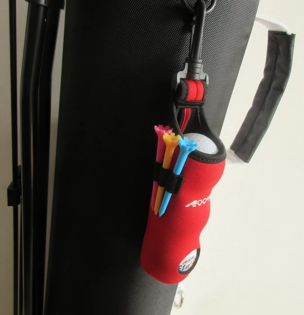 A99 Golf Neoprene Utility Pouch II Golf Balls Holder Tees Accessories Bag with Clip