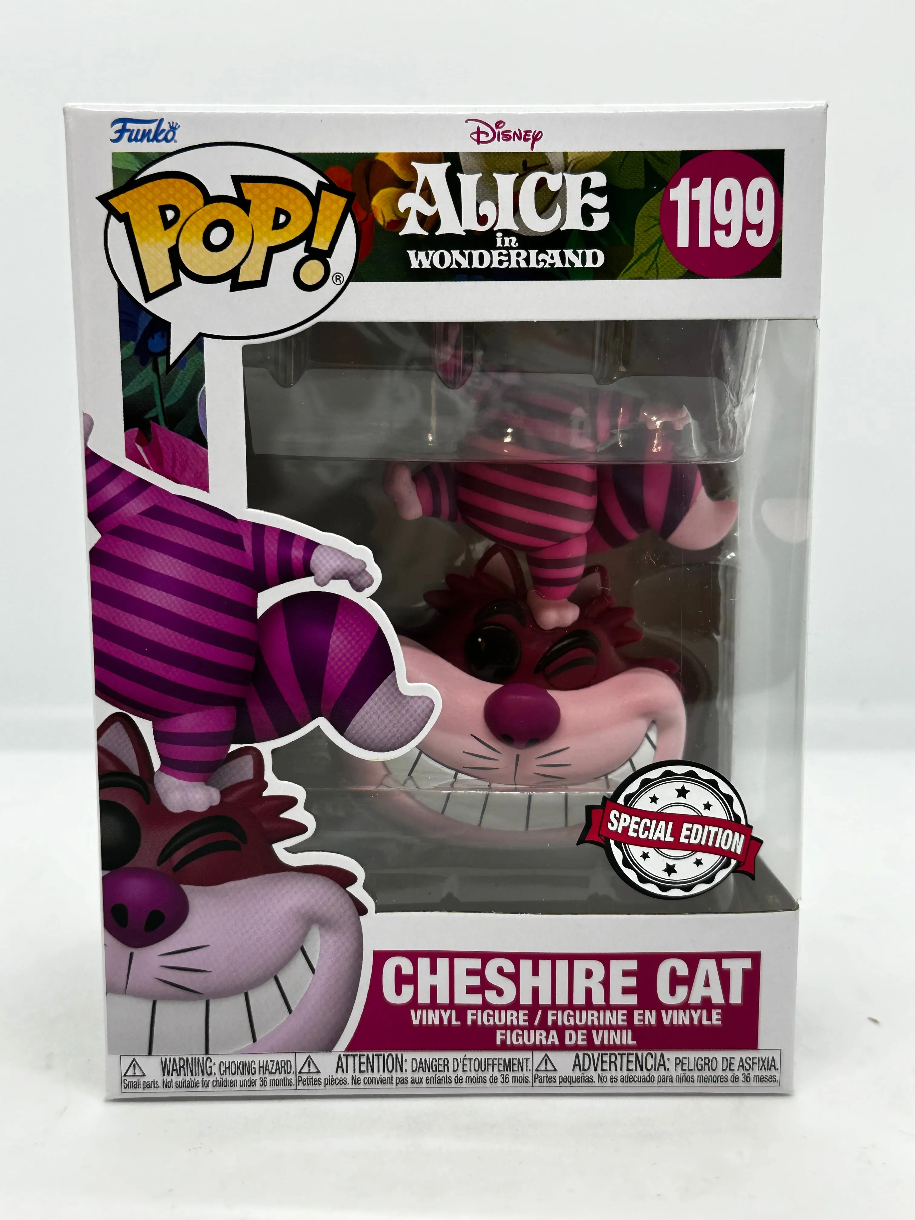 Alice in Wonderland (1951) - Cheshire Cat on Head US Exclusive Pop! Vinyl