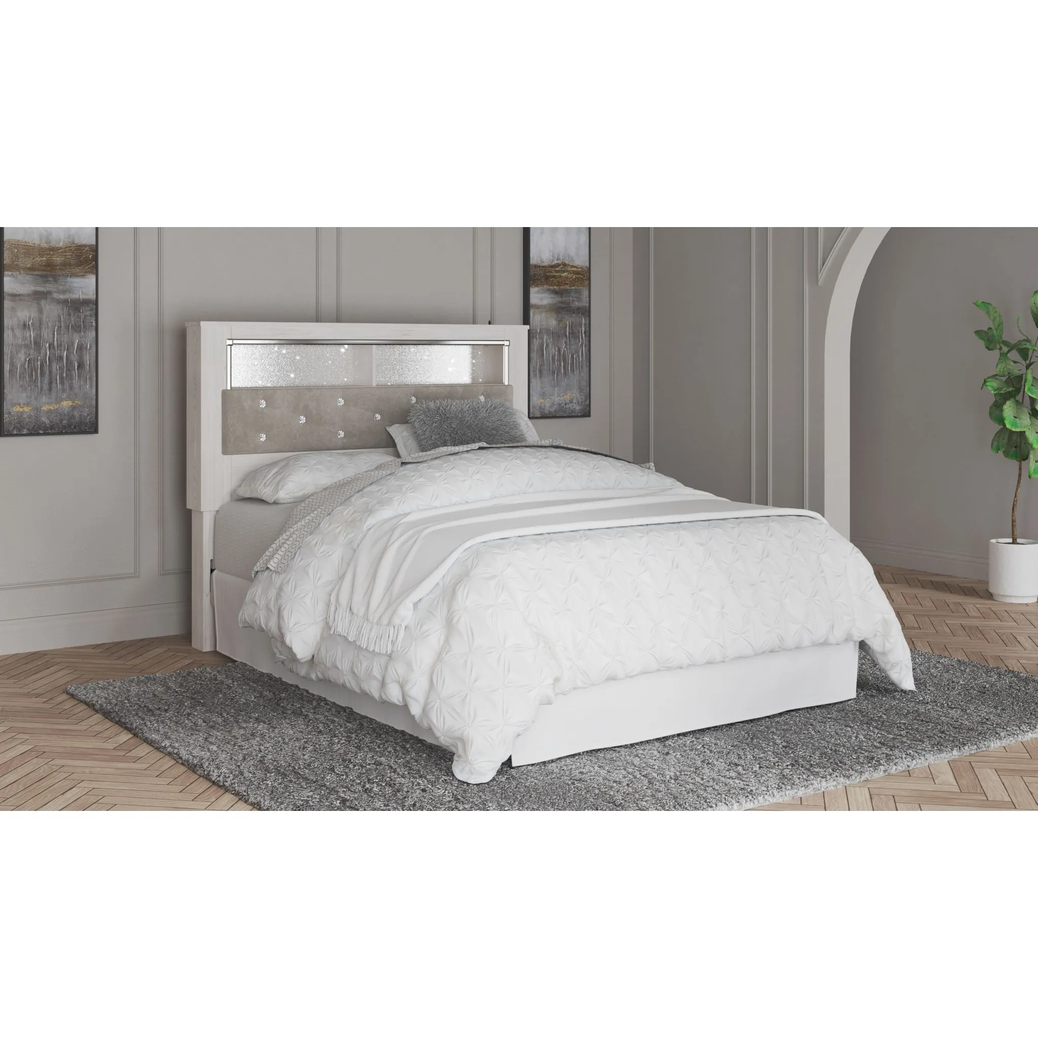 Altyra Bookcase Headboard