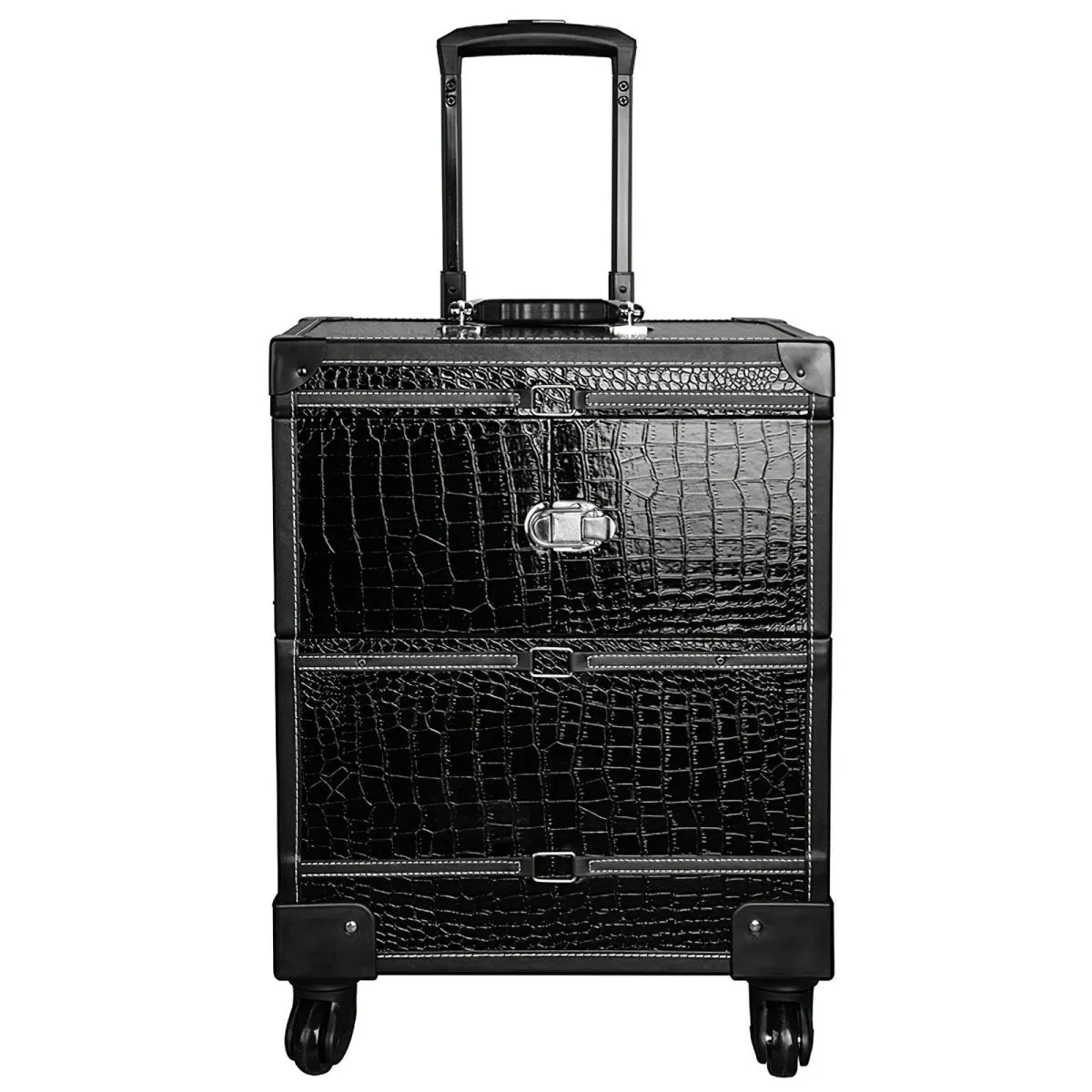 Aluminum Cosmetic Makeup Trolley Case