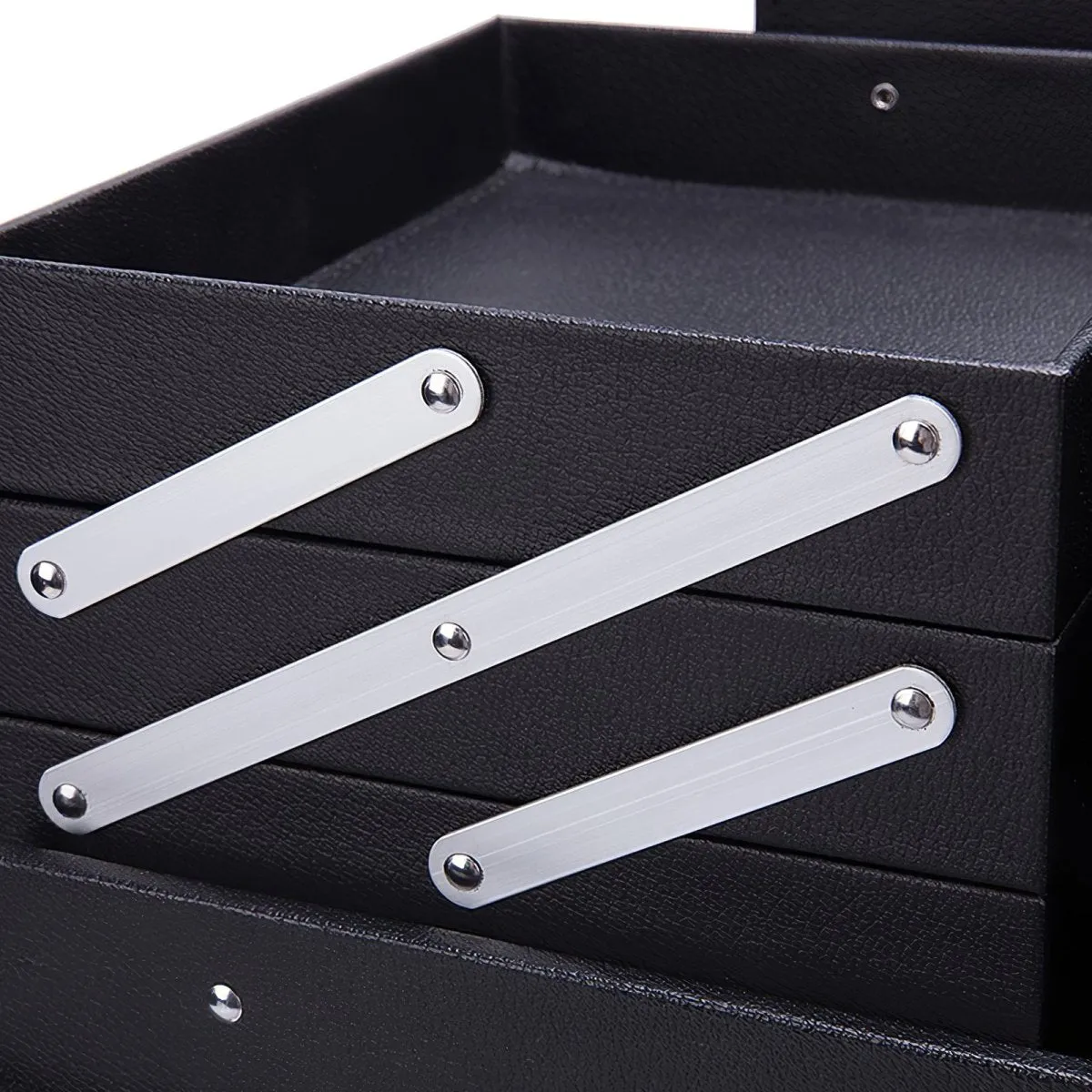 Aluminum Cosmetic Makeup Trolley Case
