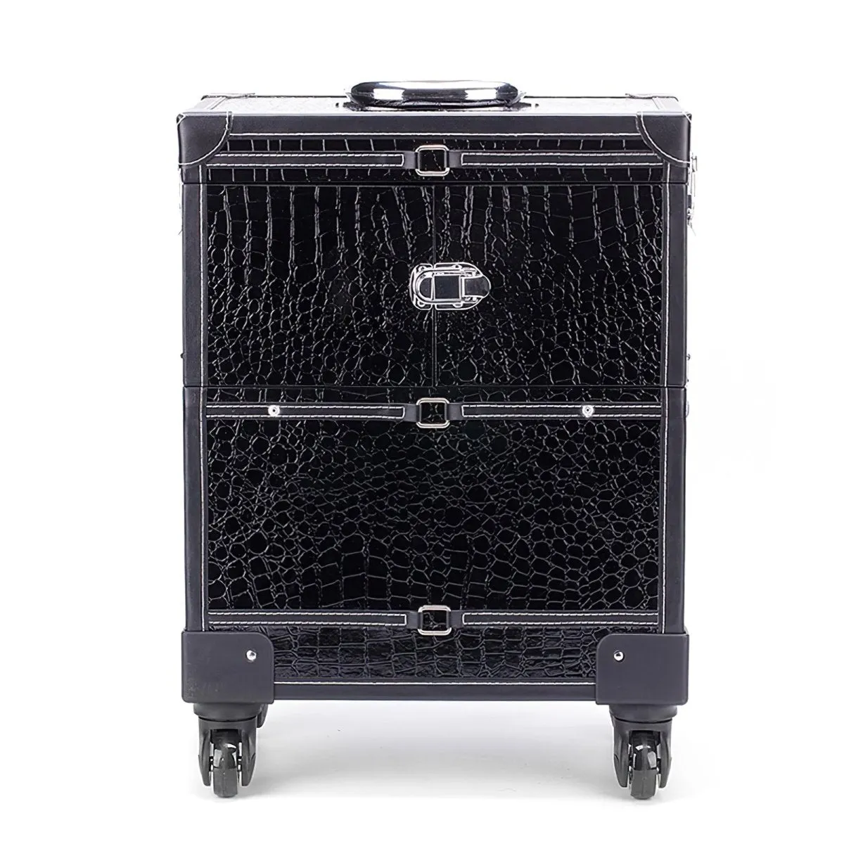 Aluminum Cosmetic Makeup Trolley Case