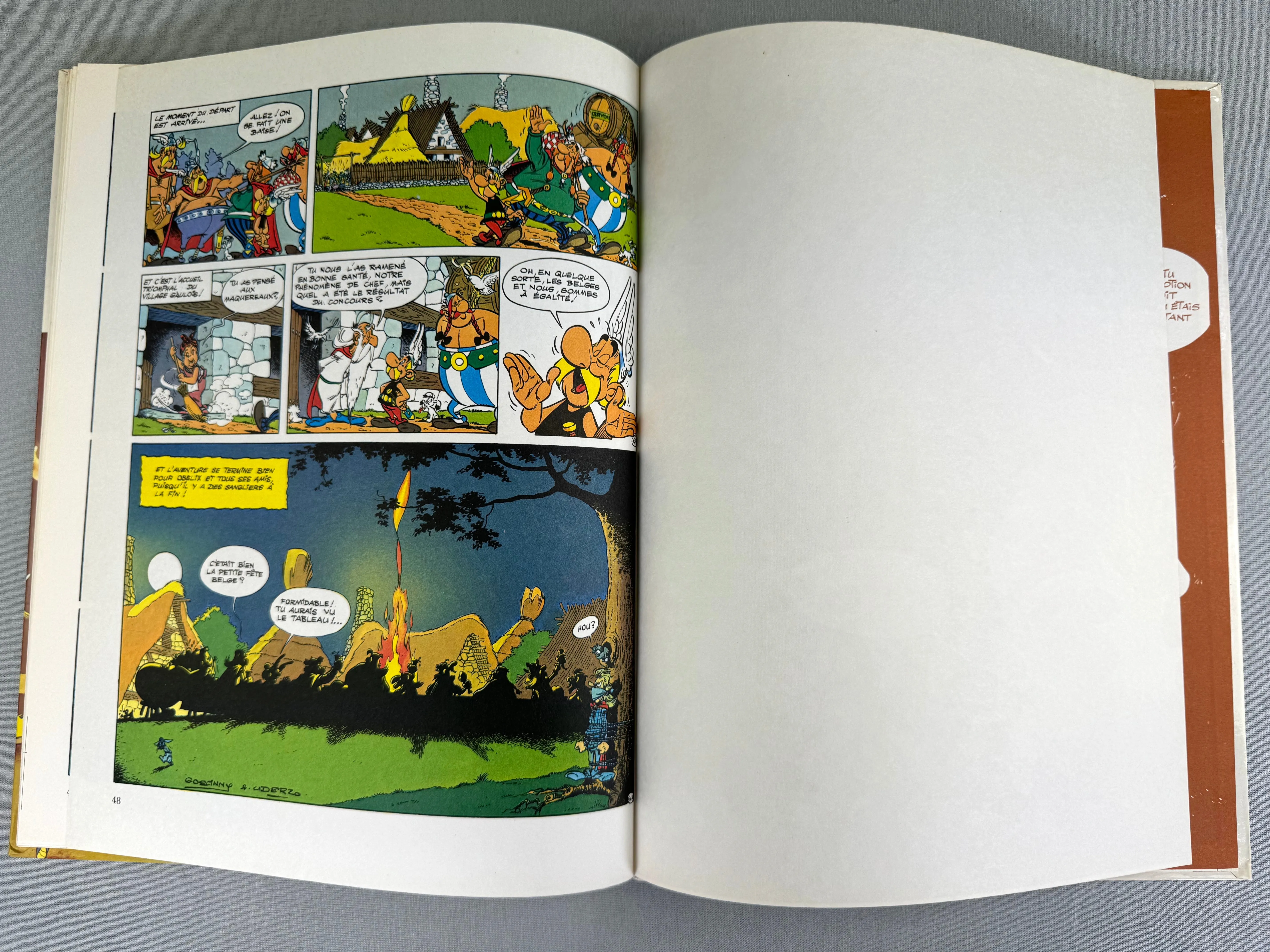 Asterix Chez Les Belges - Dargaud 1979 1st French Edition Rare HB Comic EO