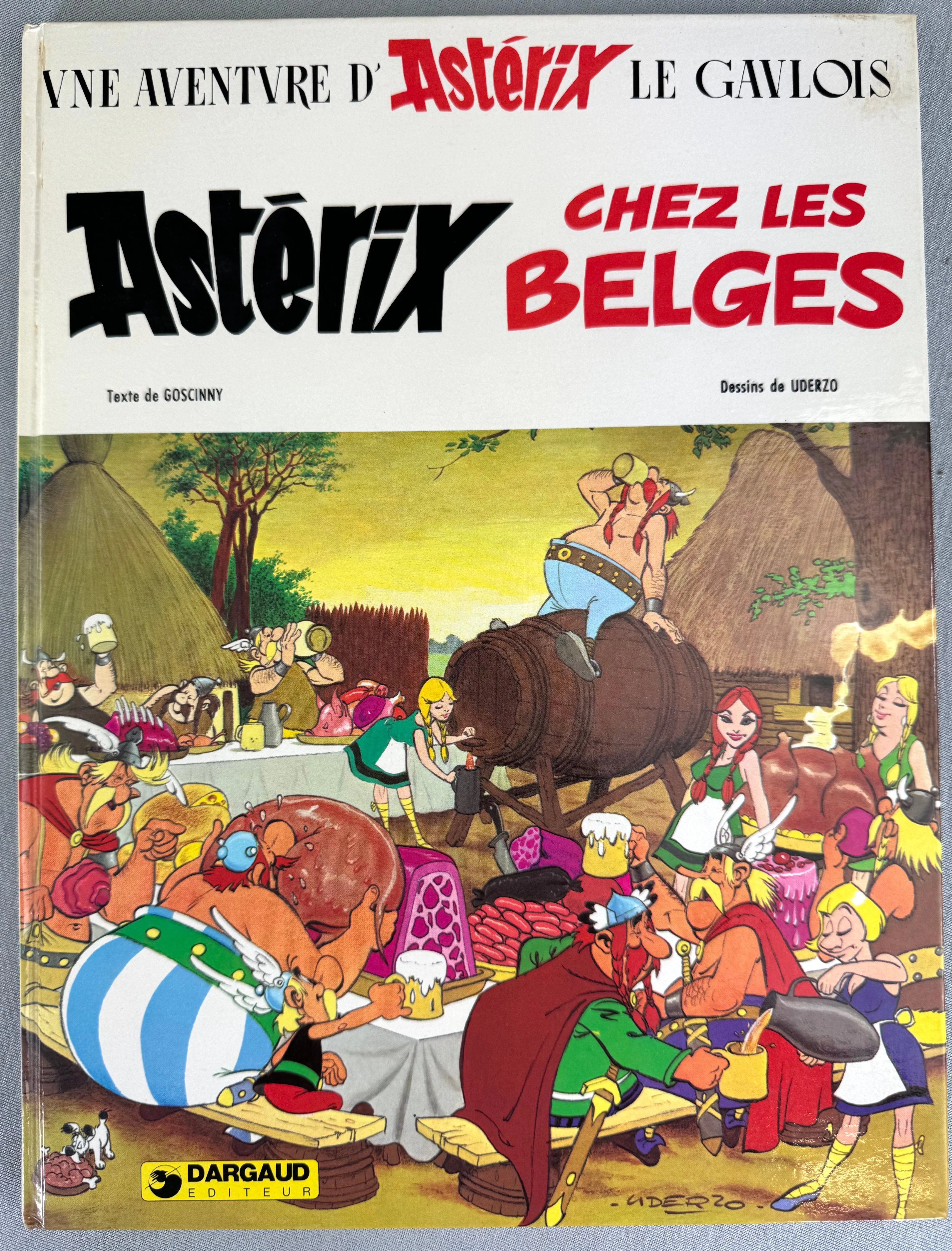 Asterix Chez Les Belges - Dargaud 1979 1st French Edition Rare HB Comic EO