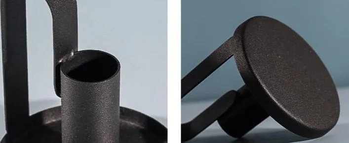 Aurora Black Candle Holder