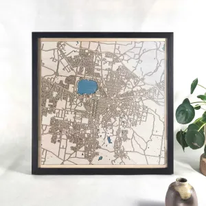 Ballarat Wooden Map