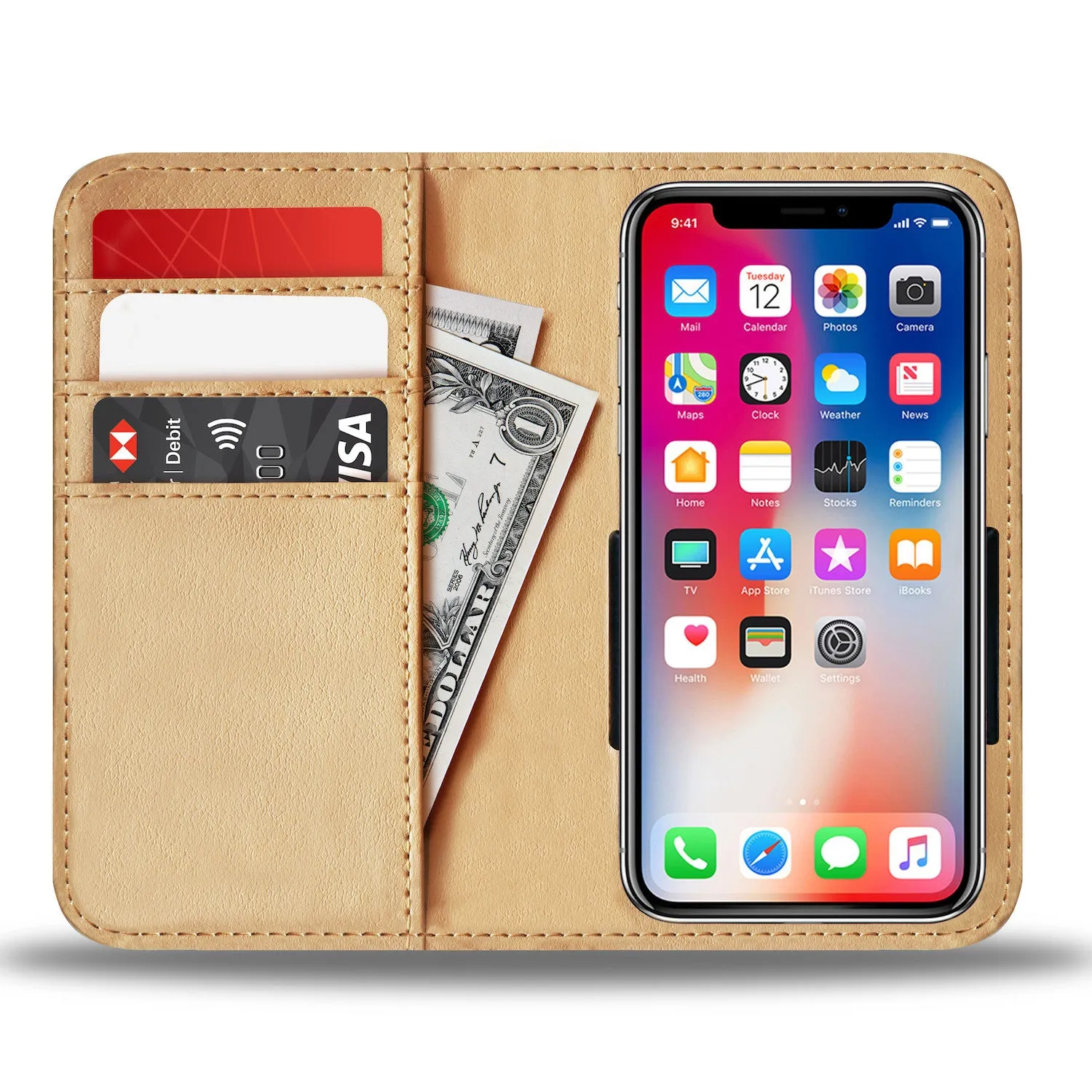 Bichon Phone Case Wallet - Blue
