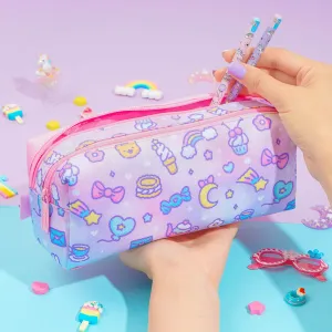 Blippo Harajuku Twin Zip Pencil Case