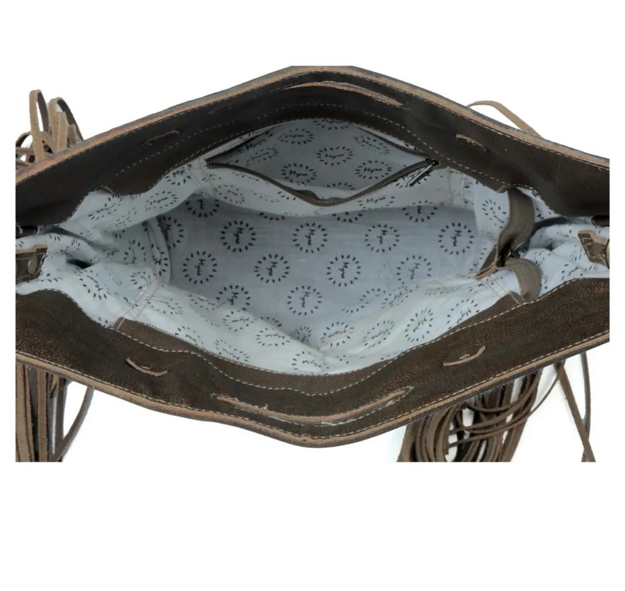 Blue Vine Hand Tooled Hand Tooled Purse