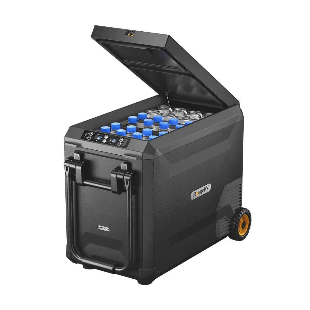 BougeRV Aspen 40 PRO Portable Refrigerator Dual Zone 43QT 12V New