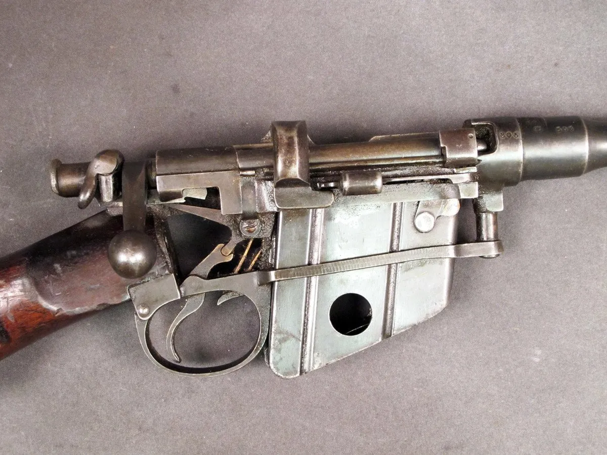 British P-1895 Long Lee Enfield Cutaway Skeletal Display Rifle