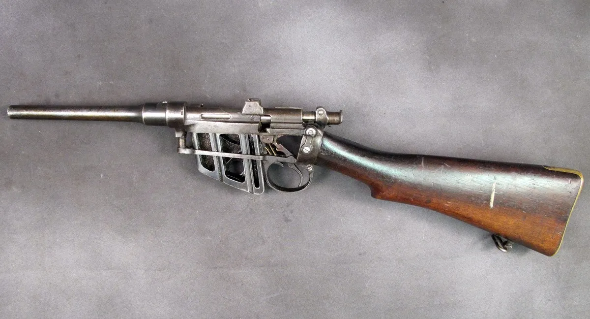 British P-1895 Long Lee Enfield Cutaway Skeletal Display Rifle