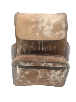 Brown backpack Travel Bag Unisex Tan Color