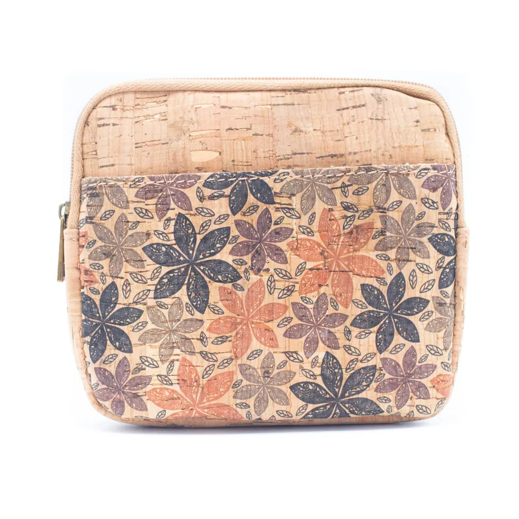 BUY 1 GET 1 FREE: （5units）cork coin purse pattern wallet BAGF-001