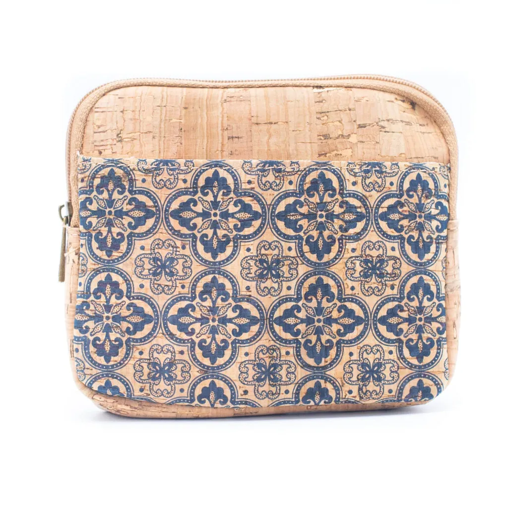 BUY 1 GET 1 FREE: （5units）cork coin purse pattern wallet BAGF-001