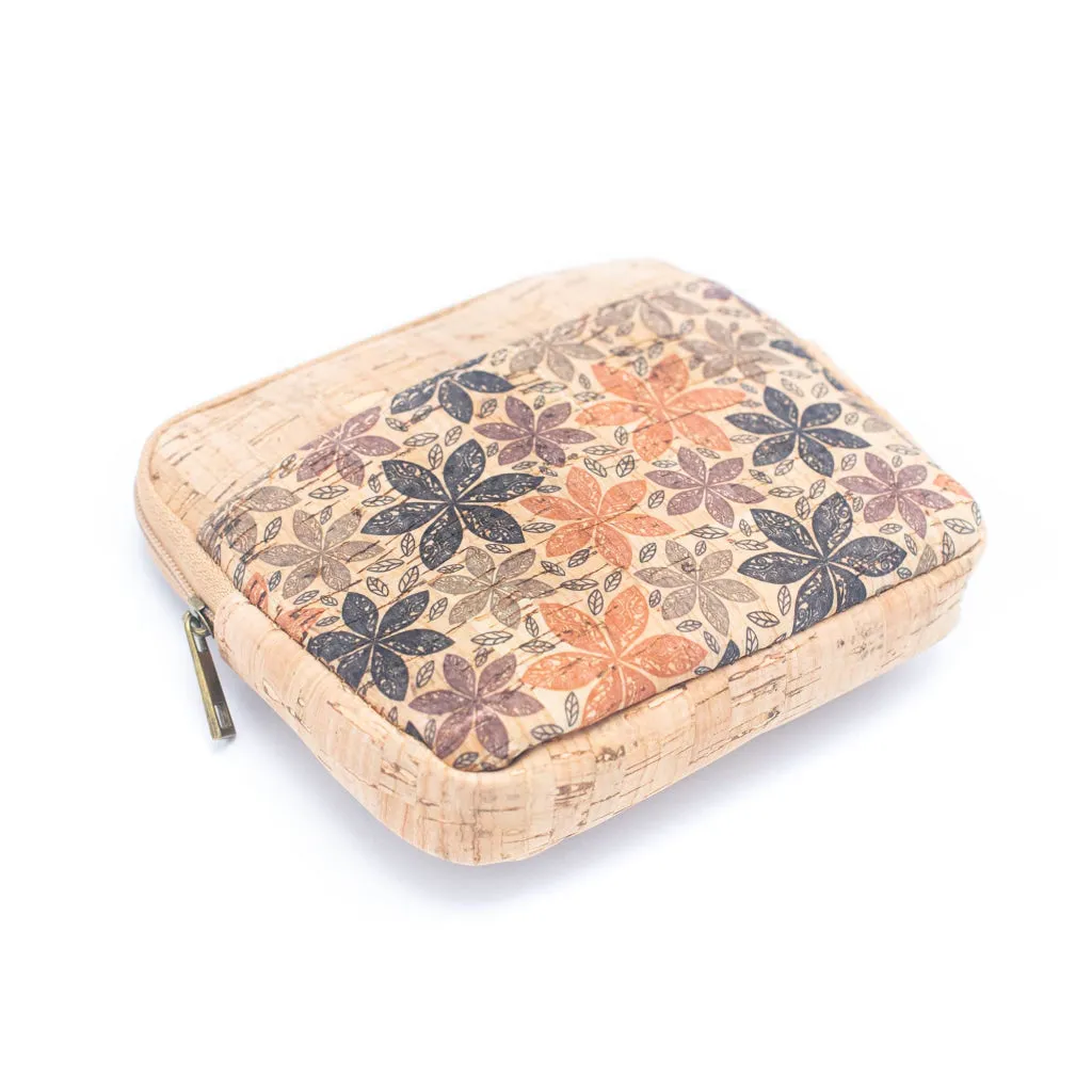 BUY 1 GET 1 FREE: （5units）cork coin purse pattern wallet BAGF-001