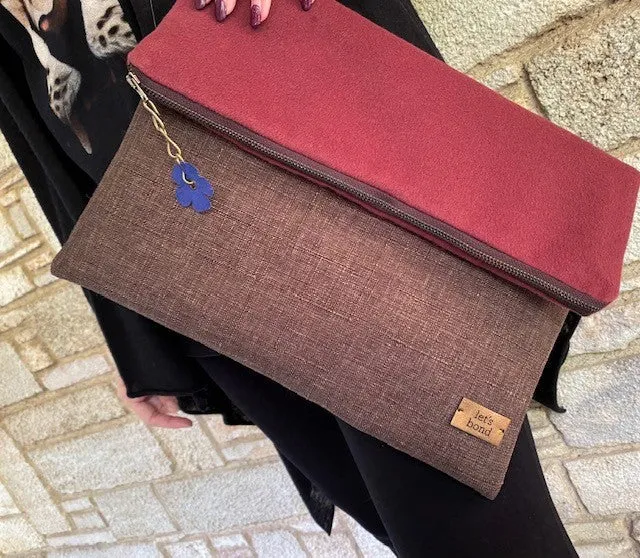 California Poppy Clutch bag