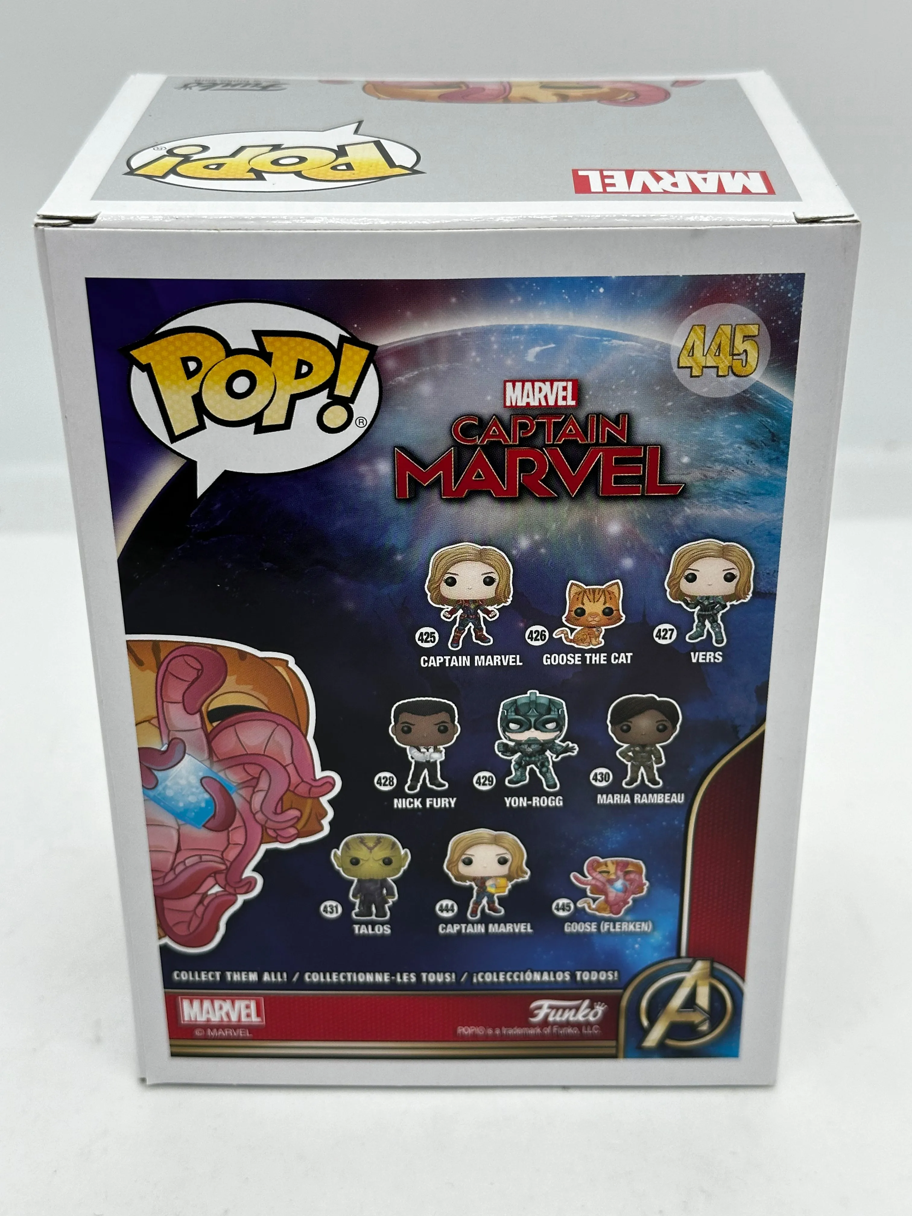 Captain Marvel - Goose (Flerken) Glow In The Dark #445 Pop! Vinyl