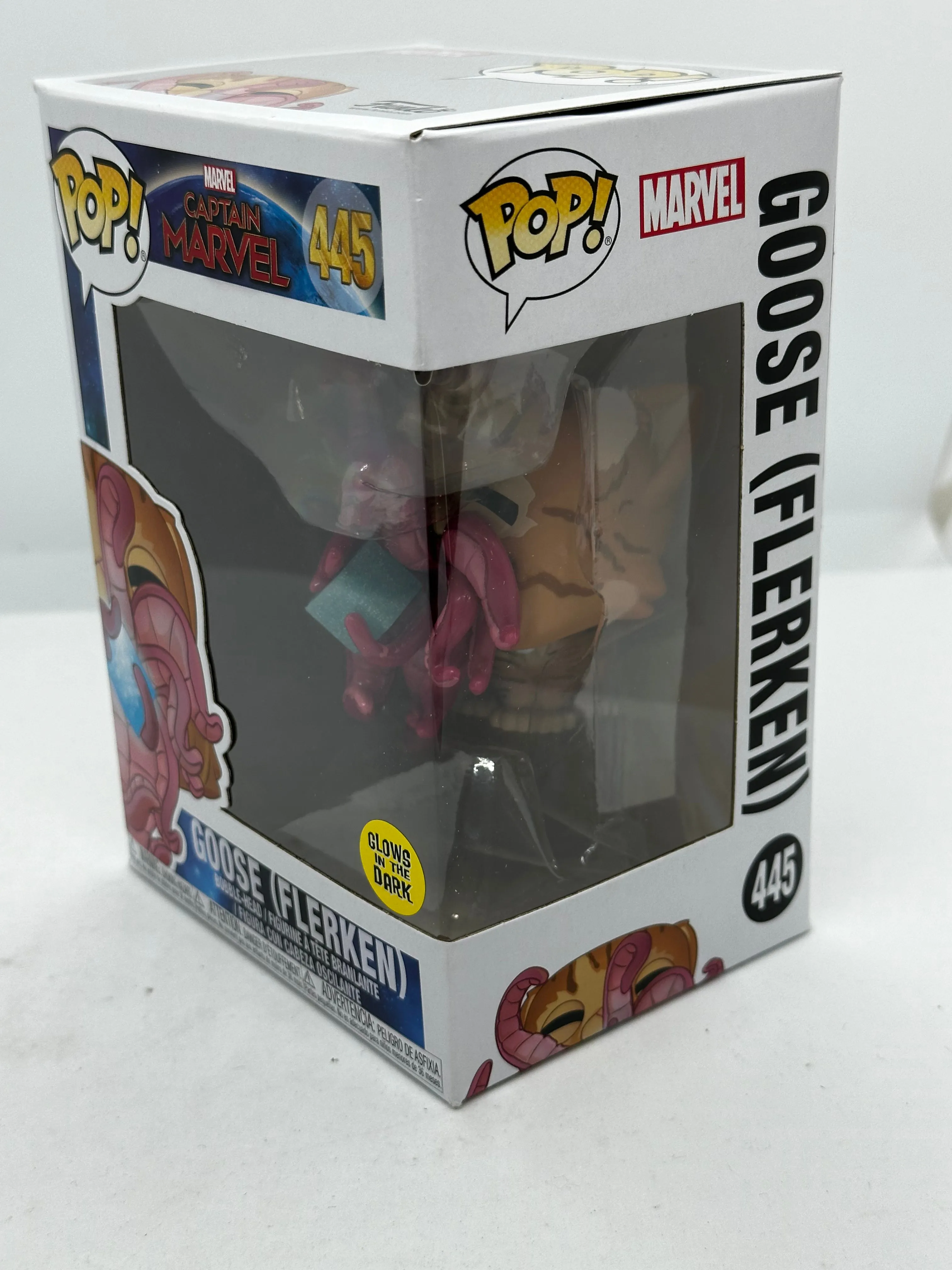 Captain Marvel - Goose (Flerken) Glow In The Dark #445 Pop! Vinyl