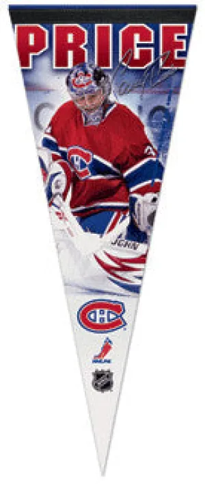 Carey Price "Signature" Montreal Canadiens Premium Felt Pennant L.E. /2,009 - Wincraft Inc.