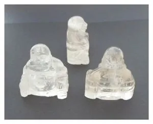 Carved Gemstone Buddha - Various